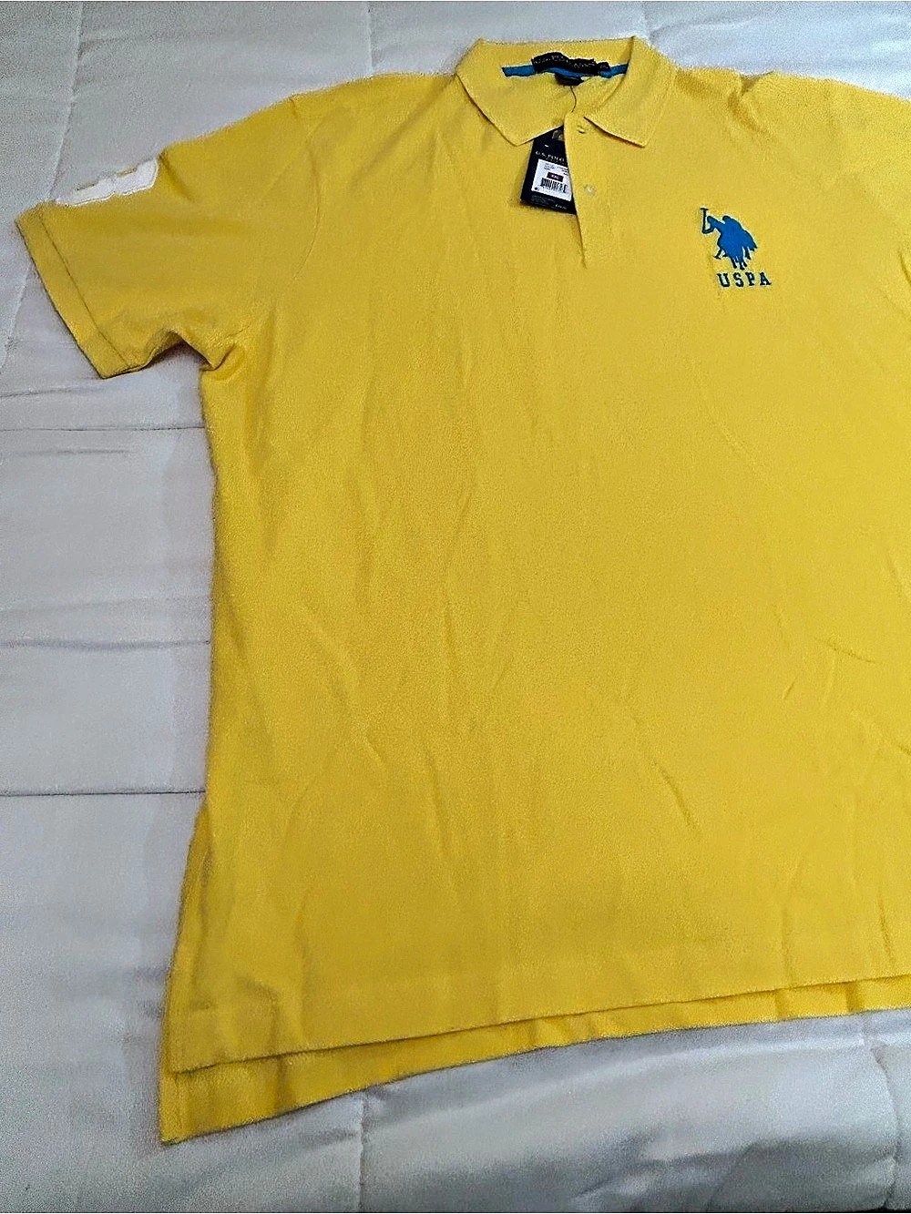 U.S. Polo Assn. Classic Fit Polo. Yellow Cotton Polo XXL NWT